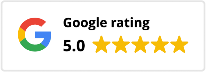 Google 5.0 Sterne Bewertung